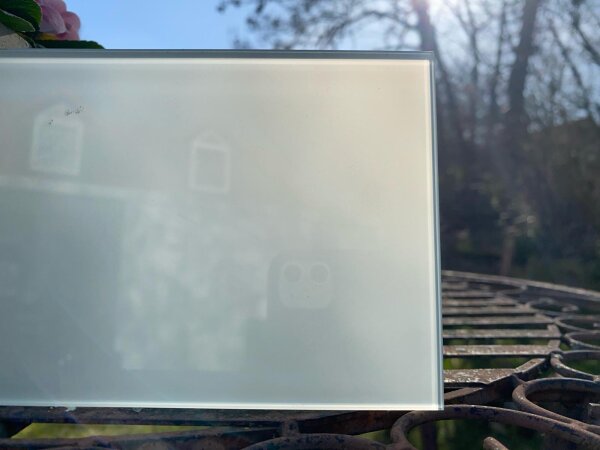 Glas (Verbundsicherheitsglas) 8mm matt (hitzeabweisend)